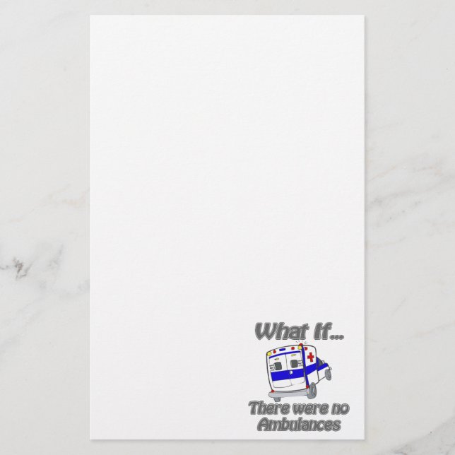 Papelería Ningunas ambulancias (Anverso)