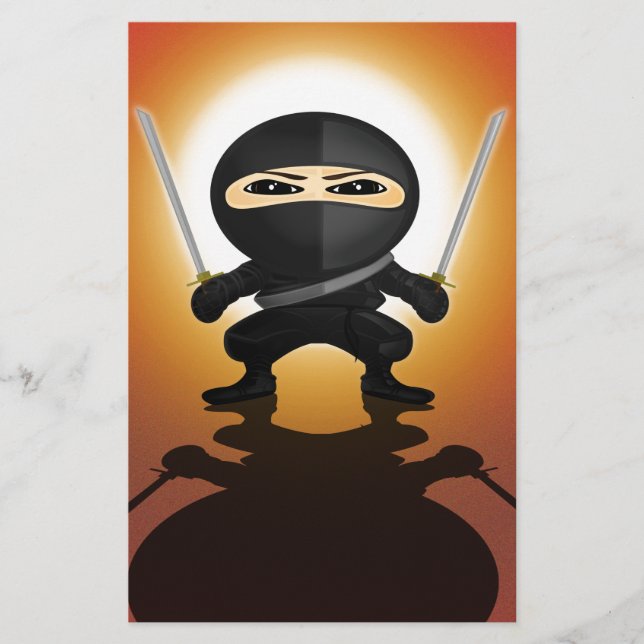 Papelería Ninja Boy (Anverso)