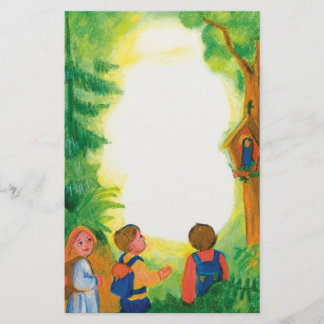 Papelería Niños de madera