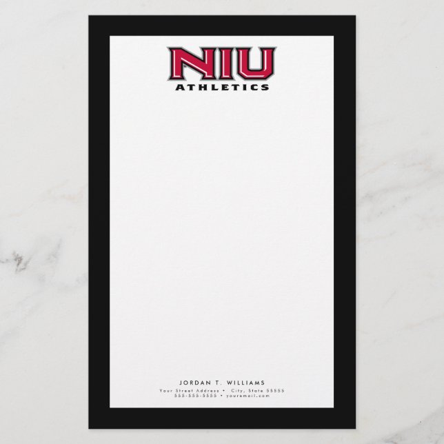 Papelería NIU Athletics (Anverso)