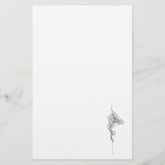 Papelería No. 3 curva en un inmóvil