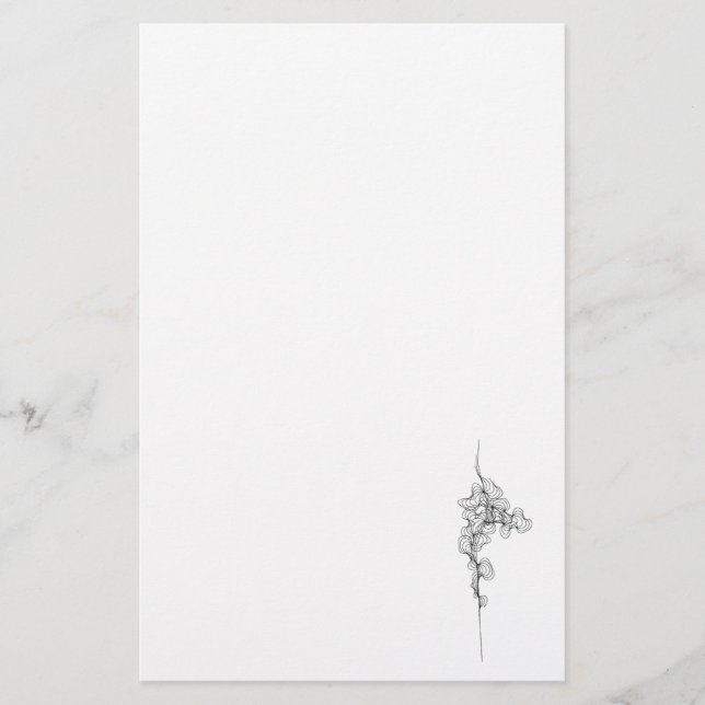 Papelería No. 3 curva en un inmóvil (Anverso)