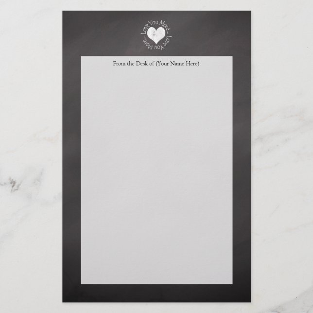 Papelería No, te amo más (Anverso)