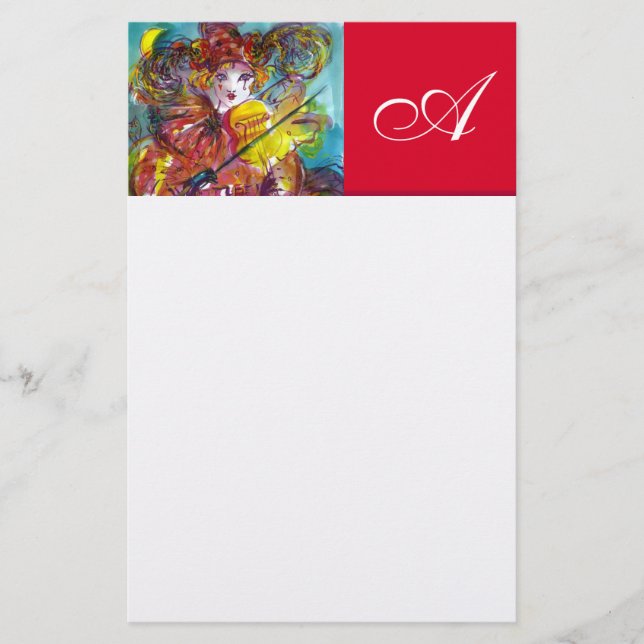 Papelería Noche de Carnaval PIERO / Veneciano (Anverso)