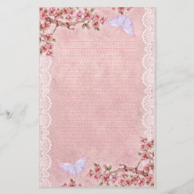 Papelería Noche de primavera (Anverso)