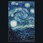 Papelería Noche estrellada de Vincent van Gogh<br><div class="desc">Noche estrellada de Vincent van Gogh</div>