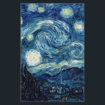 Papelería Noche estrellada de Vincent van Gogh<br><div class="desc">Noche estrellada de Vincent van Gogh</div>