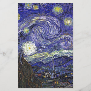 Papelería Noche estrellada, Vincent van Gogh.