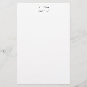 Papelería Nombre clásico Minimalista sencillo