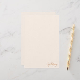 Papelería Nombre de Caligrafía Minimalista Personalizada Ros
