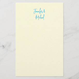 Papelería Nombre de caligrafía minimalista profesional