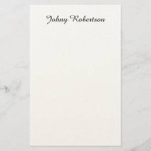 Papelería Nombre de escritura a mano elegante profesional mo