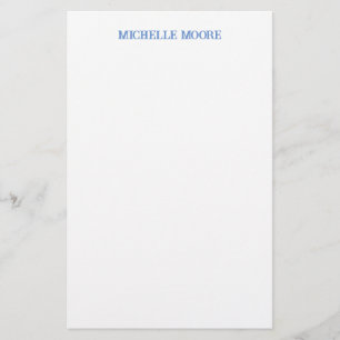 Papelería Nombre minimalista moderno simple