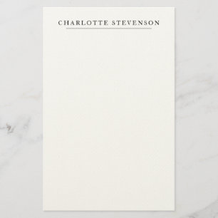 Papelería Nombre minimalista simple profesional de moda
