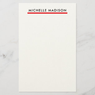 Papelería Nombre propio Minimalista Profesional Tendencia