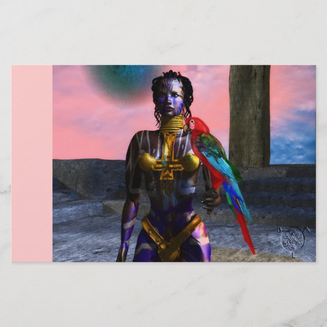 PAPELERÍA NORA CYBER WARRIOR (Anverso)