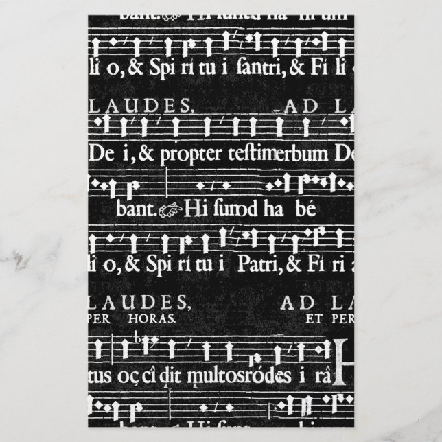 Papelería notas musicales gruesas (Anverso)