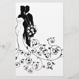 Papelería Novia y Boda de Groom vestido de novia Silhouette