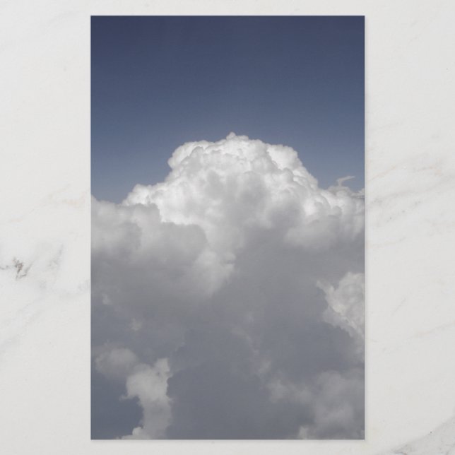 Papelería Nubes a 10.000 metros de una ventana del avión (Anverso)