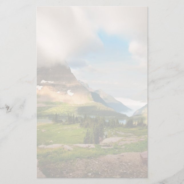 Papelería Nubes barran las montañas (Anverso)