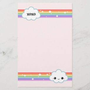 Papelería Nubes de Kawaii