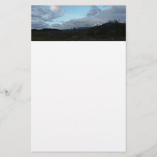 Papelería Nubes matutinas en el Parque Nacional Grand Teton