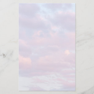 Papelería Nubes rosadas y púrpura
