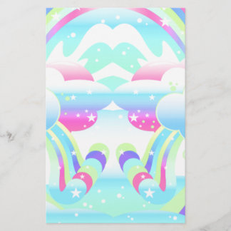 Papelería nubes y cielo arco iris II