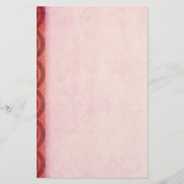 Papelería Nudos celtos rosados (Anverso)
