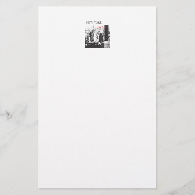 Papelería Nueva York con amor (Anverso)