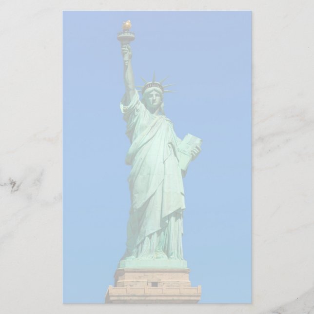 Papelería Nueva York, estatua de la libertad (Anverso)
