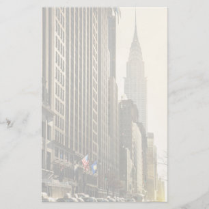 Papelería Nueva York, St de E 42 y construcción de Chrysler
