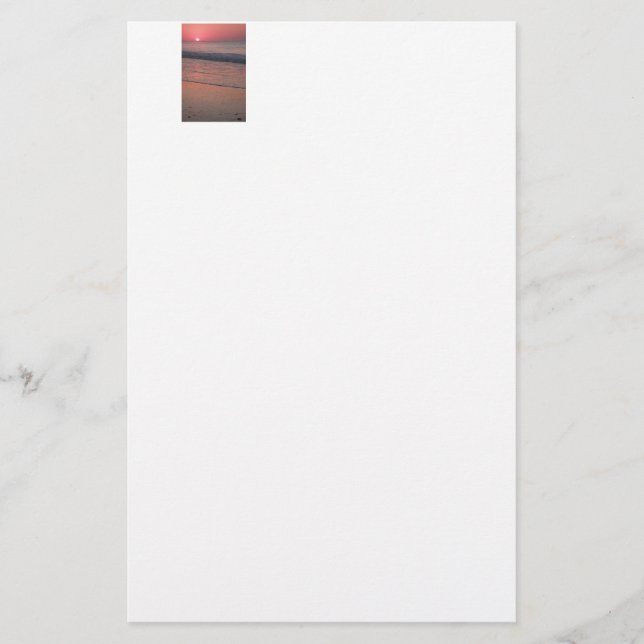 Papelería Ocean Sunrise (Anverso)