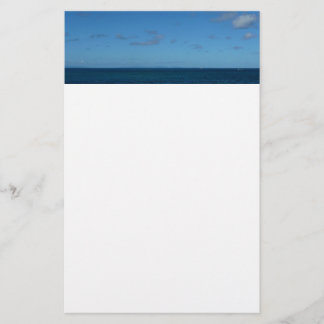 Papelería Océano azul del horizonte de Santa Lucía