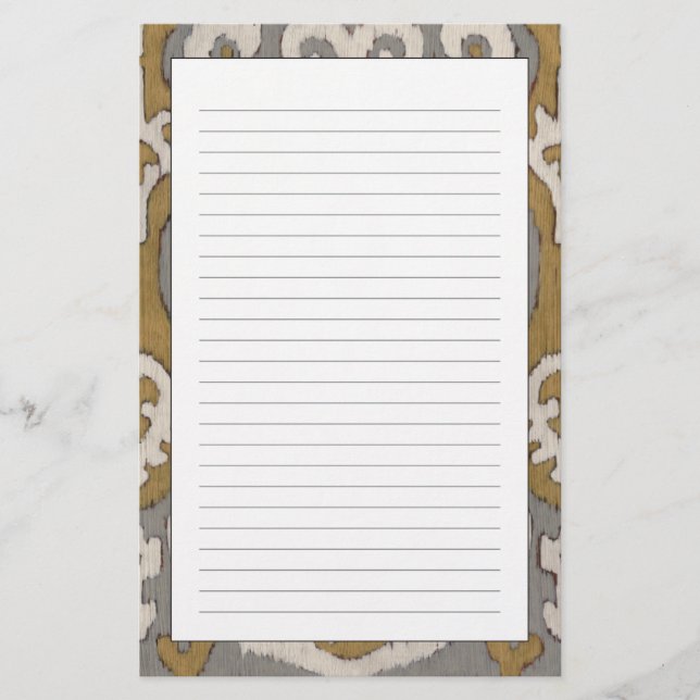 Papelería Oché Ikat II (Anverso)