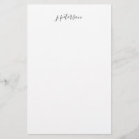 Oficina de nombres de script manuscritos simples y