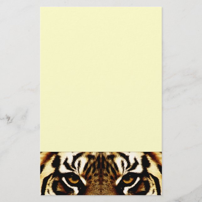 Papelería Ojos de un tigre (Anverso)