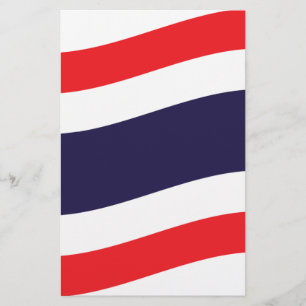 Papelería Ola de bandera tailandesa