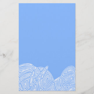 Papelería Ondas azules
