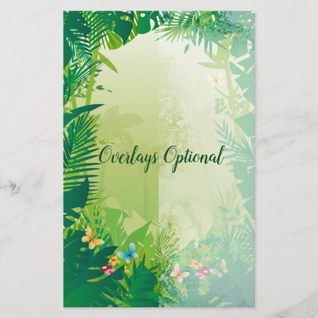 Papelería Opciones de configuración de Jungle 1 (Anverso)