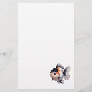 Papelería Oranda Goldfish Fancy Goldfish Fish Stationor