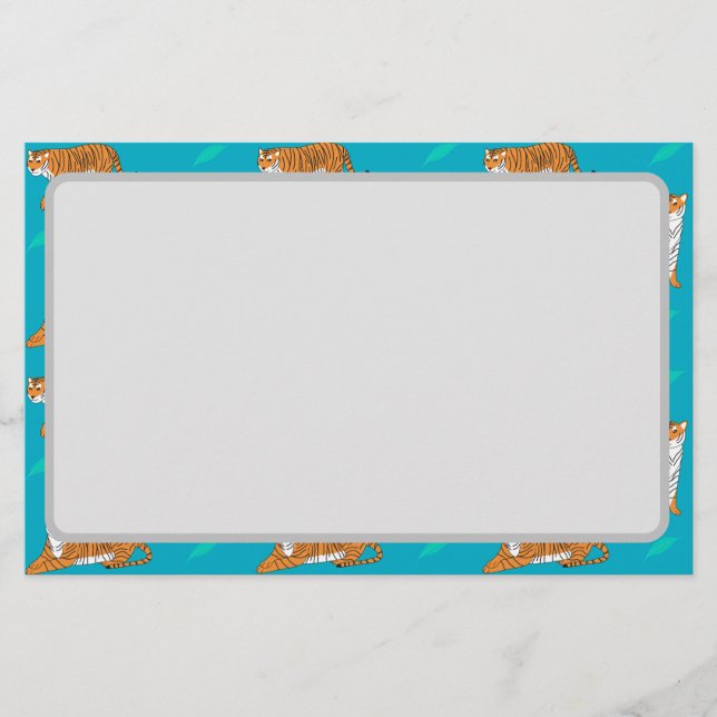 Papelería Orange Tigers (Anverso)