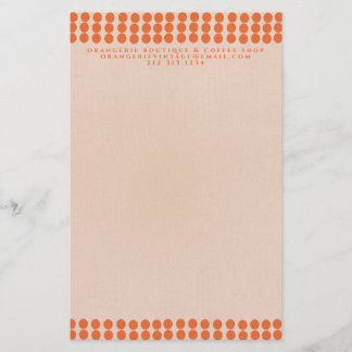 Papelería Orangerie Modern Simple Whimsical Cute Dots