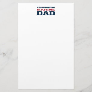 Papelería Orgulloso Marine Dad