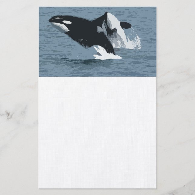 Papelería Orka Whale (Anverso)