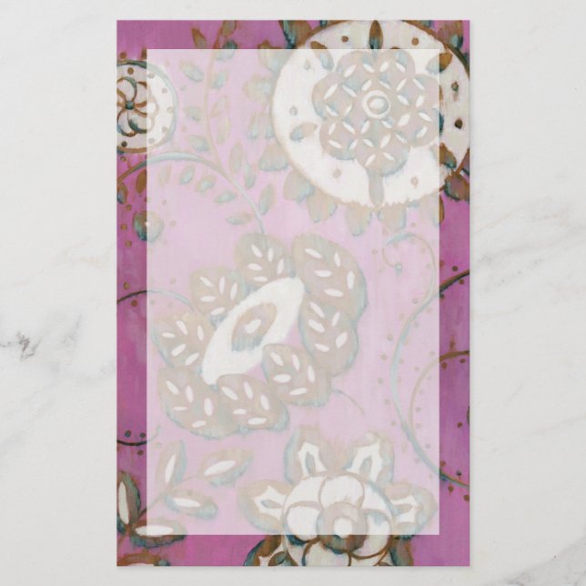 Papelería Ornamento radiante II (Anverso)