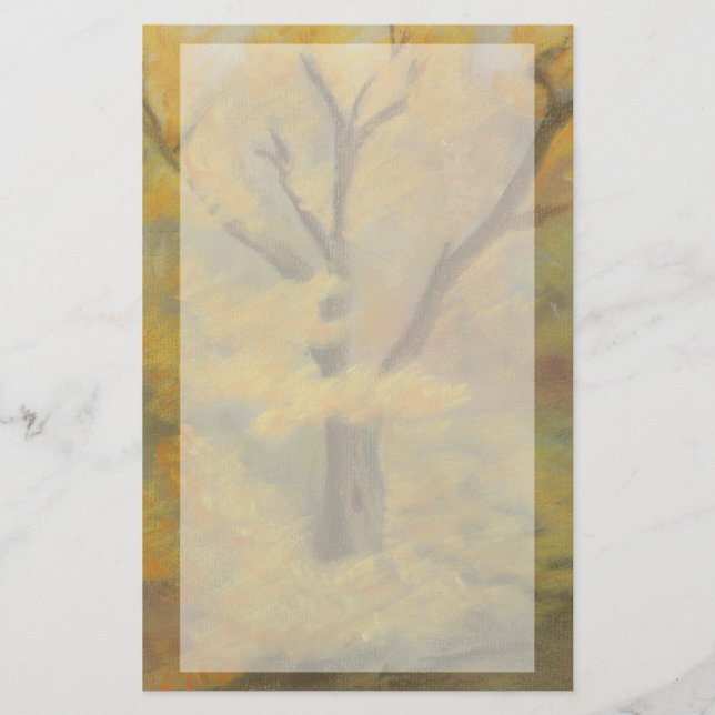 Papelería Oro de otoño (Anverso)