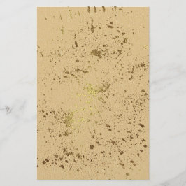 Papelería Oro Splash