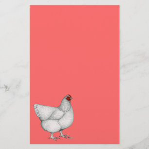 Papelería Orpington White Hen
