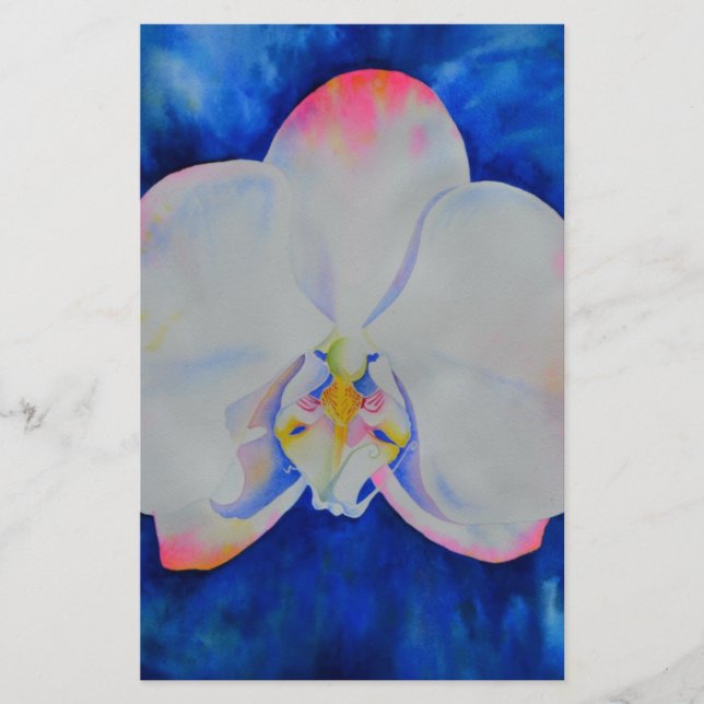 Papelería Orquídea Rubor rosa (Anverso)